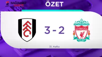 6 Nisan 2025 Premier League 31. Hafta: Fulham (3-2) Liverpool ÖZET