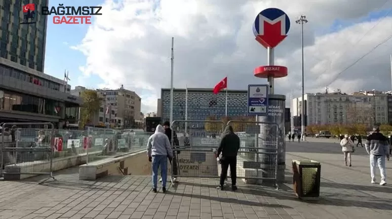 M2 Metro Hattı'nda Taksim ve Şişhane İstasyonları Geçici Olarak Kapatıldı